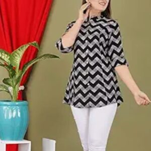 Black & Grey Casual Kurti