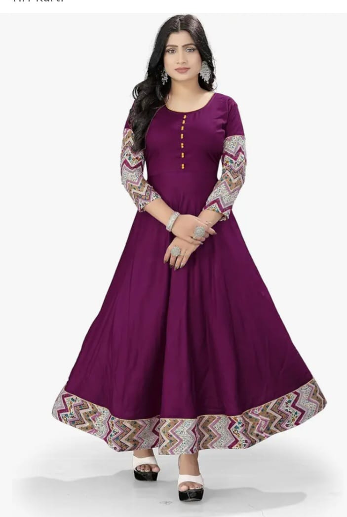 Elegant Long Frock - Image 3