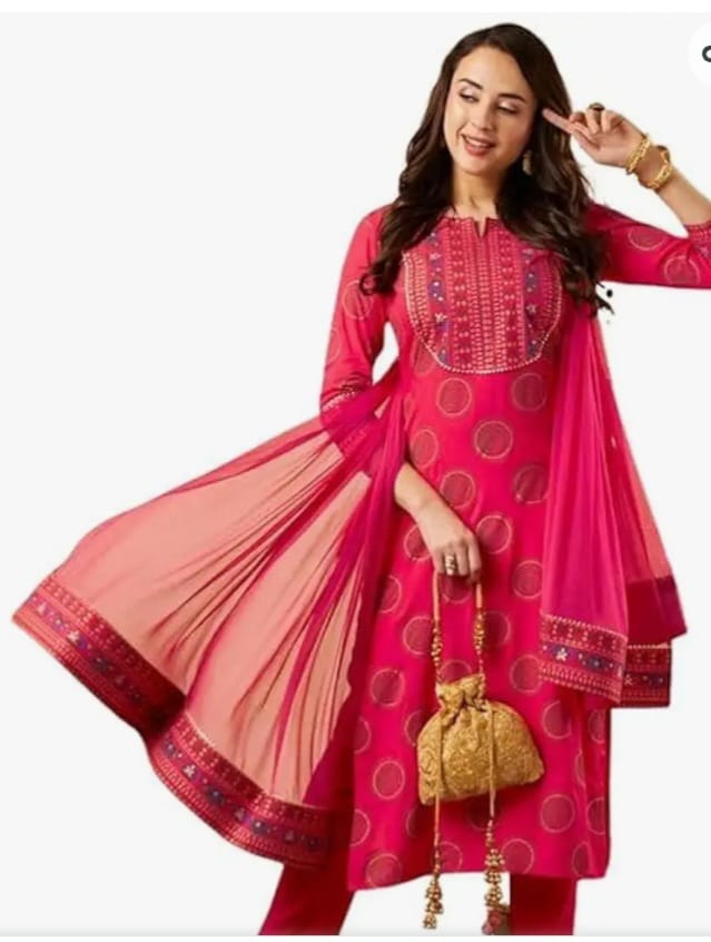 Blush Elegance Pink Kurti