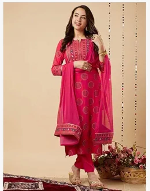 Blush Elegance Pink Kurti - Image 3